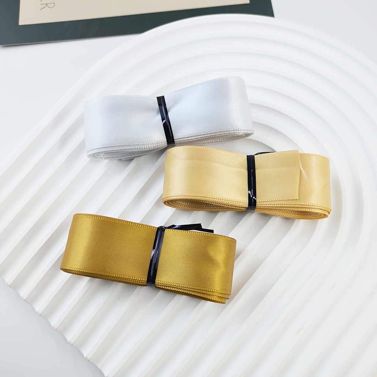 Width High Density Thickening Satin Ribbon Silk - Temu