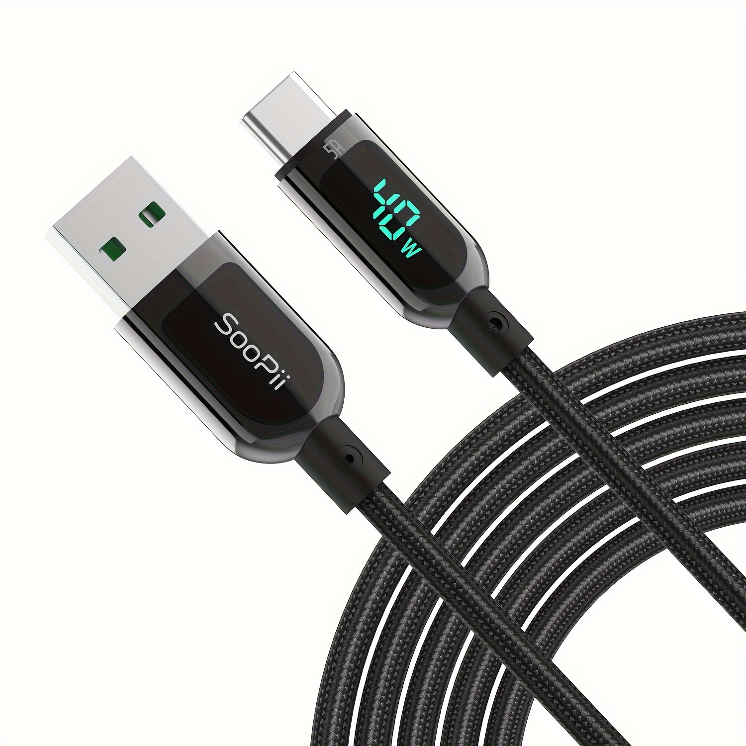 Baseus – Câble USB LED pour Recharge Rapide, Cordon de Chargeur