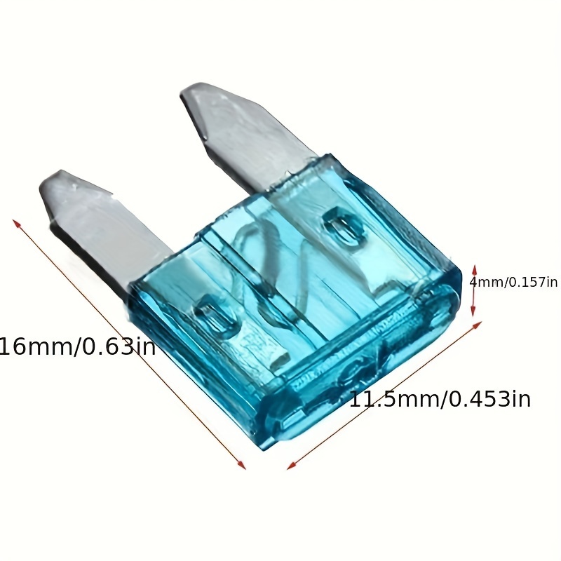 60pcs Bagged Insurance Sheet,  Car Fuse, Small Size 5A/10A/15A/20A/25A/30A