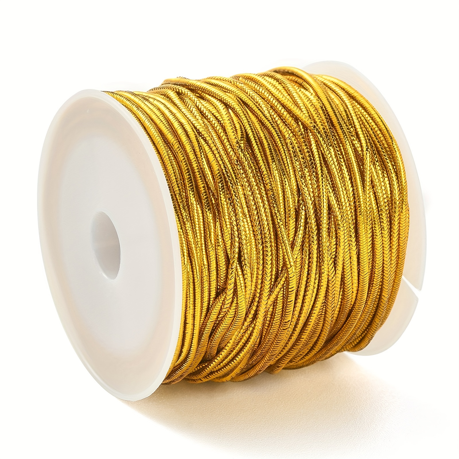 Cord Gift Rope Gold Metallic Binding String Wrapping Thread Ropes Packing Twine Making Straps Christmas Tag Tinsel Food, Men's, Size: 1000.00
