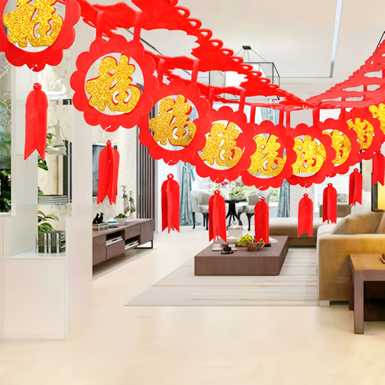 12Pcs Lunar New Year Decorations Spring Festival Hanging Swirls, 2024  Chinese New Year Dragon Decorations Red Ceiling Hanging Supplies For  Chinese New Year 2024 Dragon Party