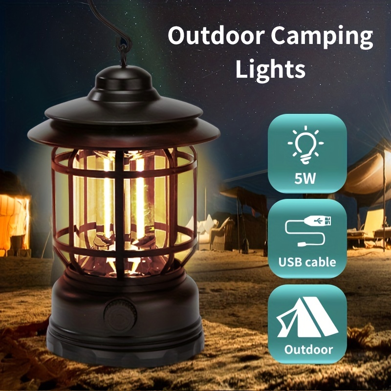 Camping Lights,Outdoor Camping Lights,Tent Lights,Retro Portable