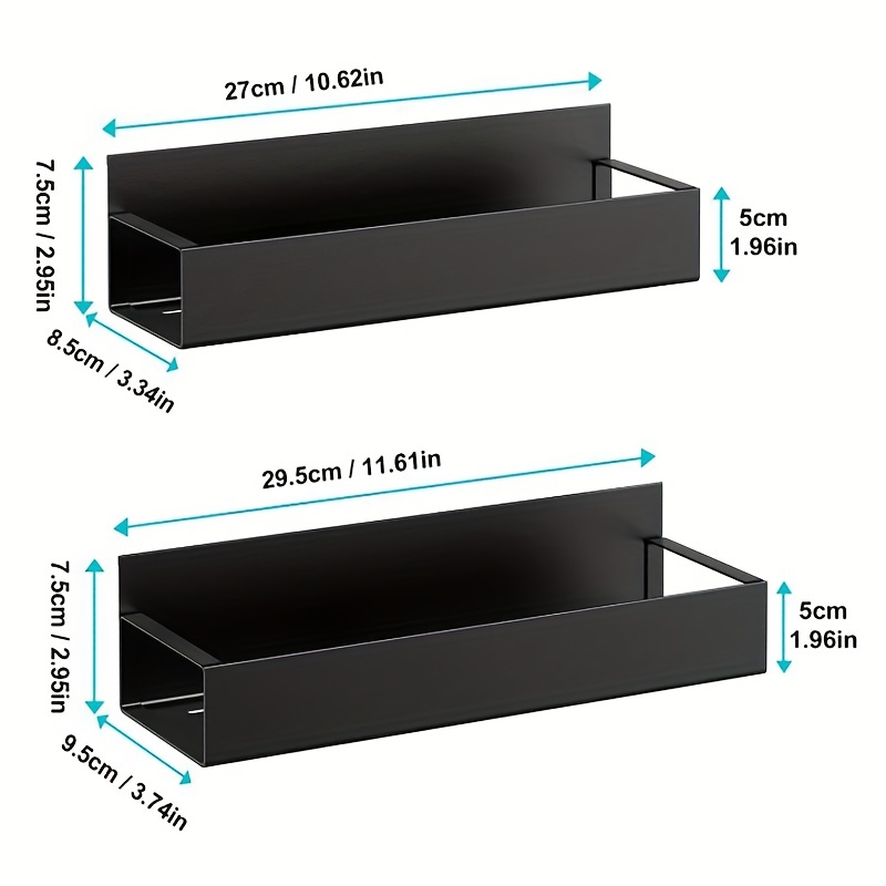 Portaspezie Magnetico Da 1/2/4 Pezzi Per Frigorifero, Metallo Extra Spesso  E Super Magneti, Organizer