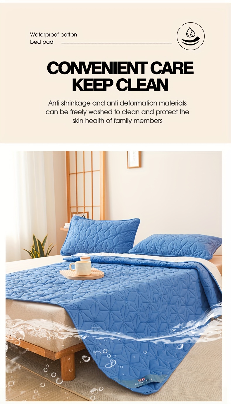 Protector de colchón impermeable tamaño individual – Funda de colchón  refrescante de rayón de bambú, suave, transpirable, sin ruido, tela de aire  3D