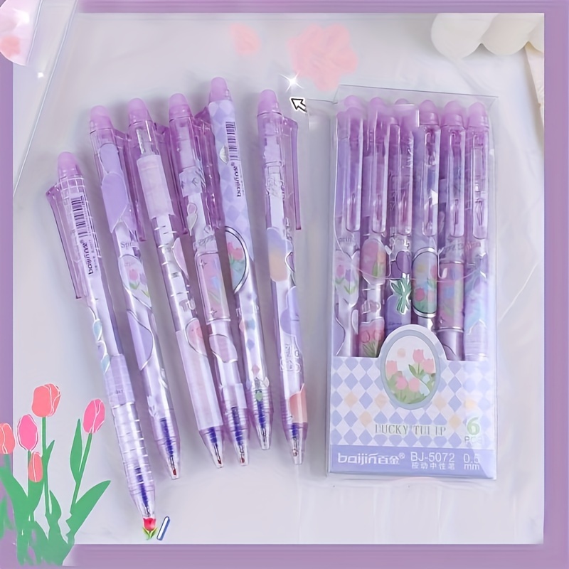 Stylos gel esthétiques Fournitures scolaires Ensemble de stylos en