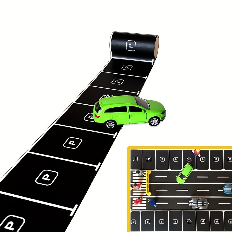 Handmade Diy Colorful Traffic Track Tape Traceless Sticker Children's  Paradise Car Track - Toys & Games - Temu
