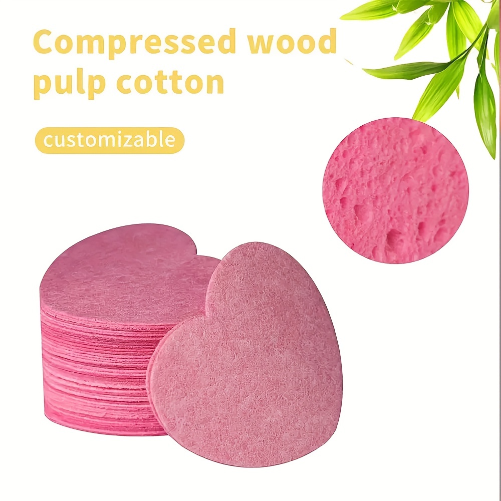 10pcs Dual Sided Cleansing Sponge Quick Foaming Non Irritating Perfect Face Wash