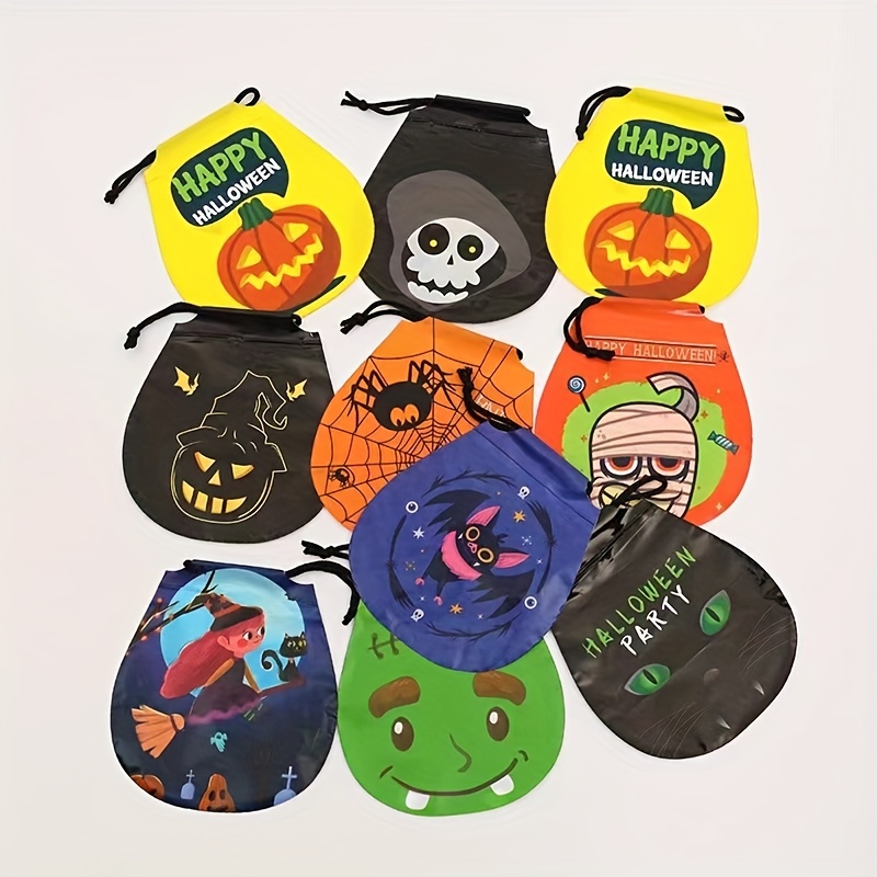 Halloween Drawstring Treat Candy Bags Small Halloween - Temu