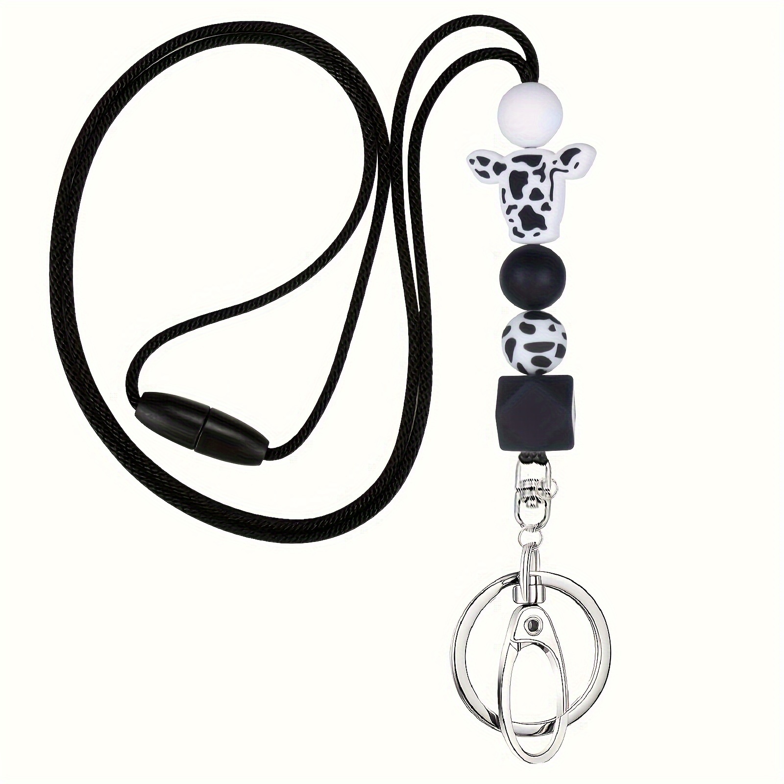 Lanyard Llaves Mujeres Súper Lindo Lanyards Silicona Cuentas - Temu