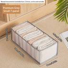1pc pants clothes storage bag wardrobe drawer underwear socks jeans compartments storage container suitable for dorm and bedroom wardrobe organizer closet organizer bedroom accessories home organization and storage supplies