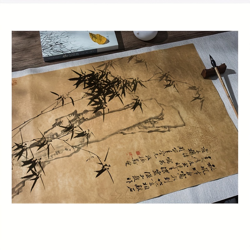 10pcs Chinese Calligraphy / Painting Raw Xuan Paper Rice Paper Vintage  paper