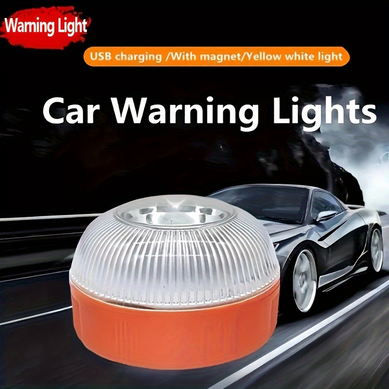 Luces de emergencia para coche, luz de advertencia de inducción