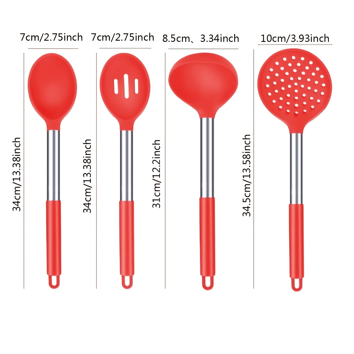 12pcs/set Juego Utensilios Silicona Juego Utensilios Cocina - Temu Chile