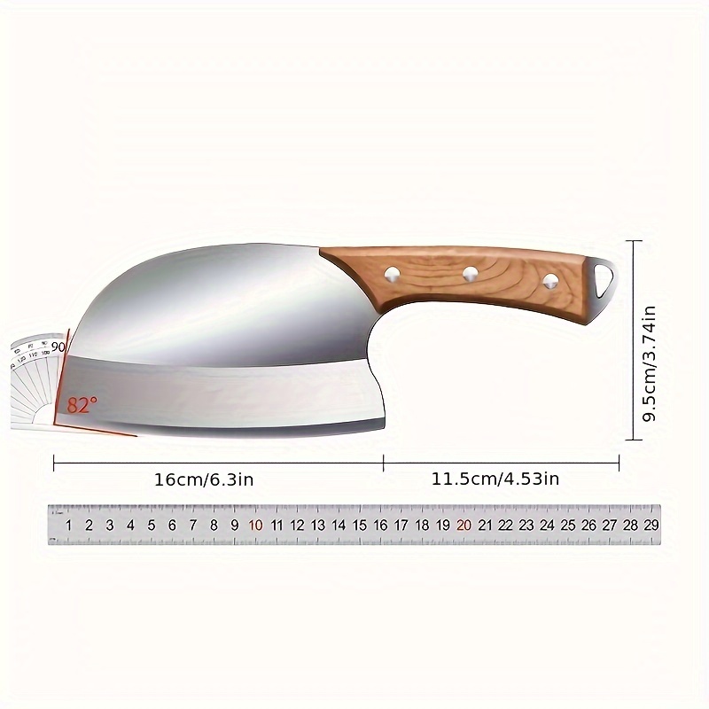 Kitchen Knife, Household Round Head Chopping Dual-purpose Knife