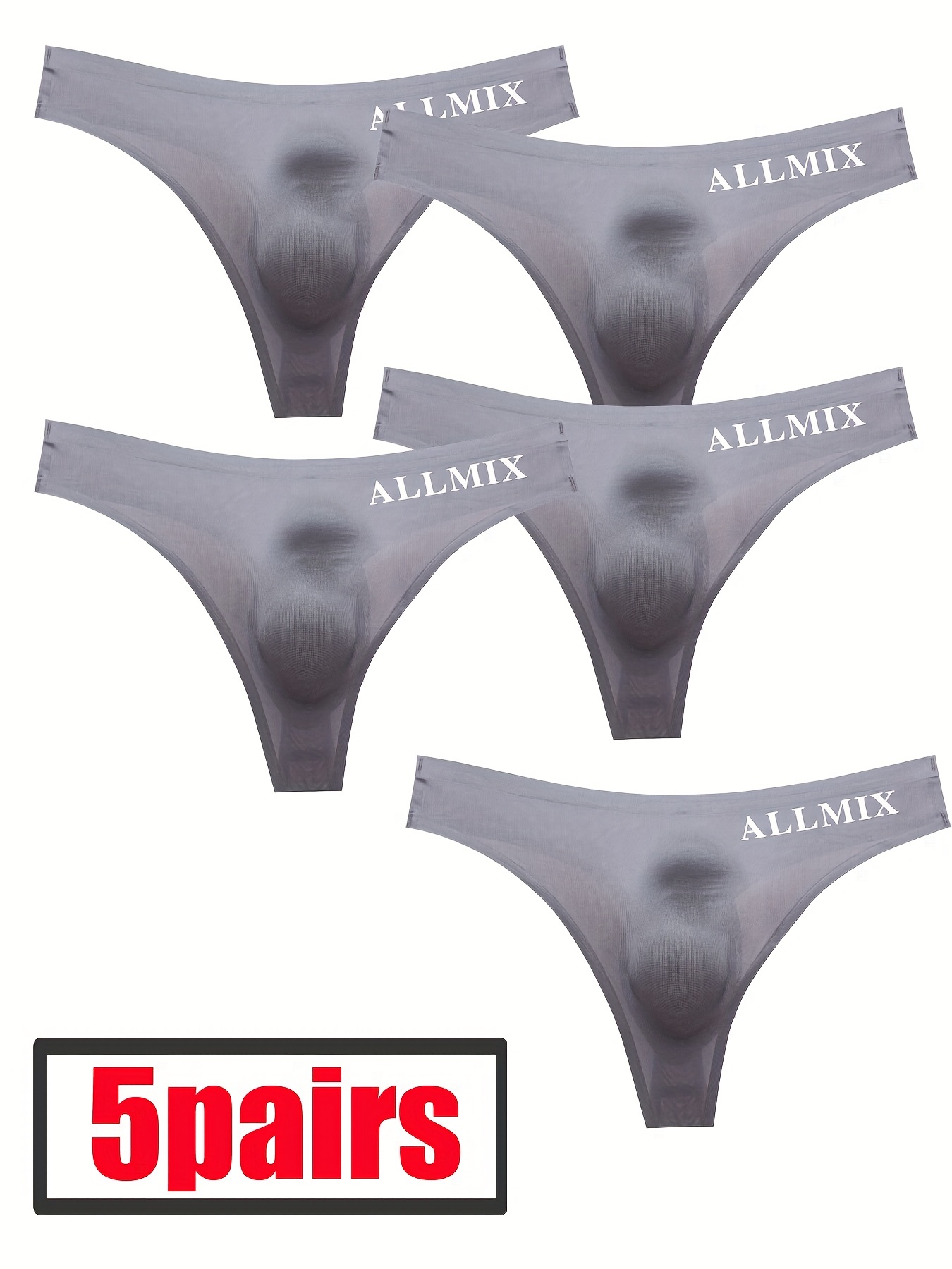 ALLMIX Sexy Women's Panties Hollow Out Underwear Seamless T-Back