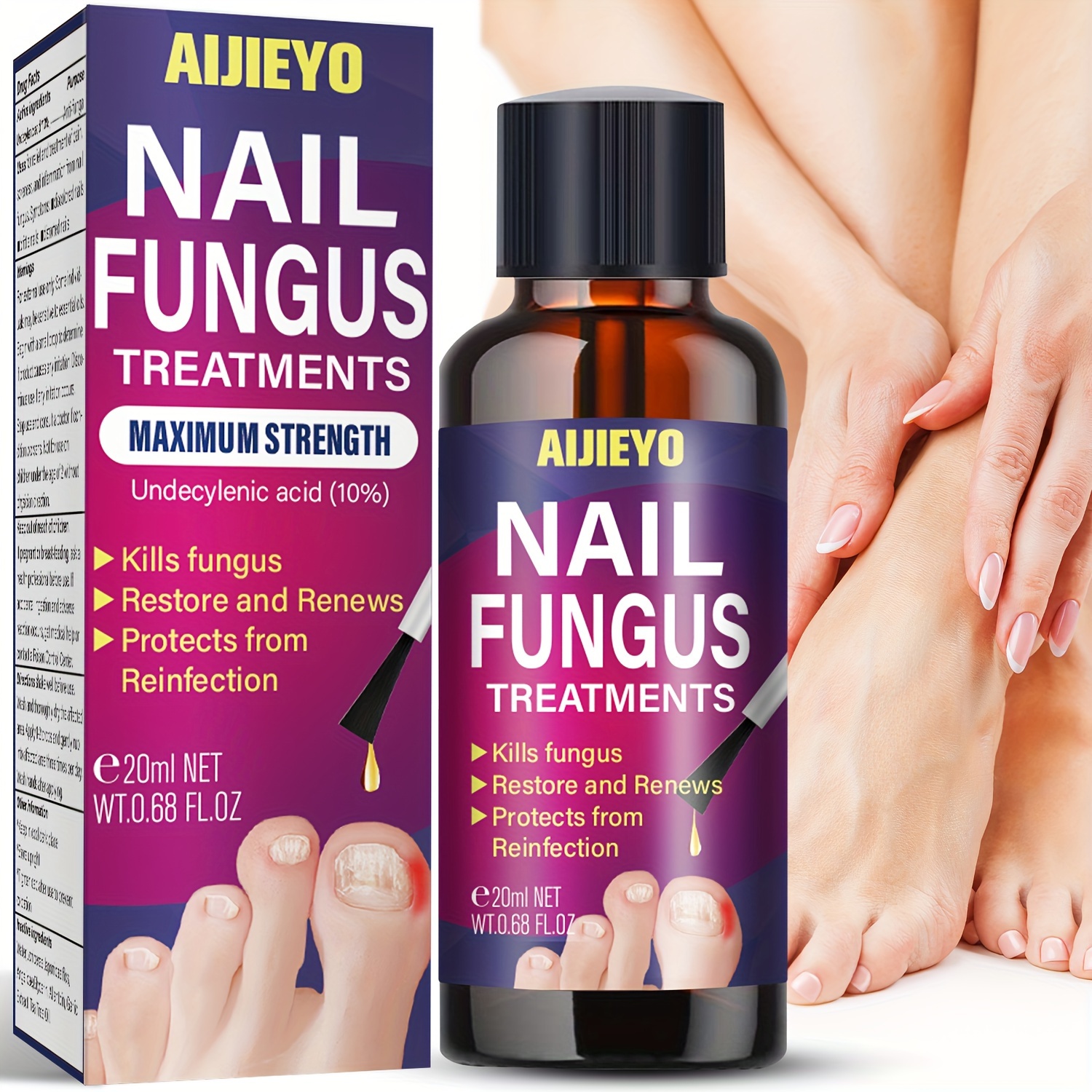Fungi-Nail Antifungal Finger & Toenail Solution 1oz — Mountainside Medical  Equipment