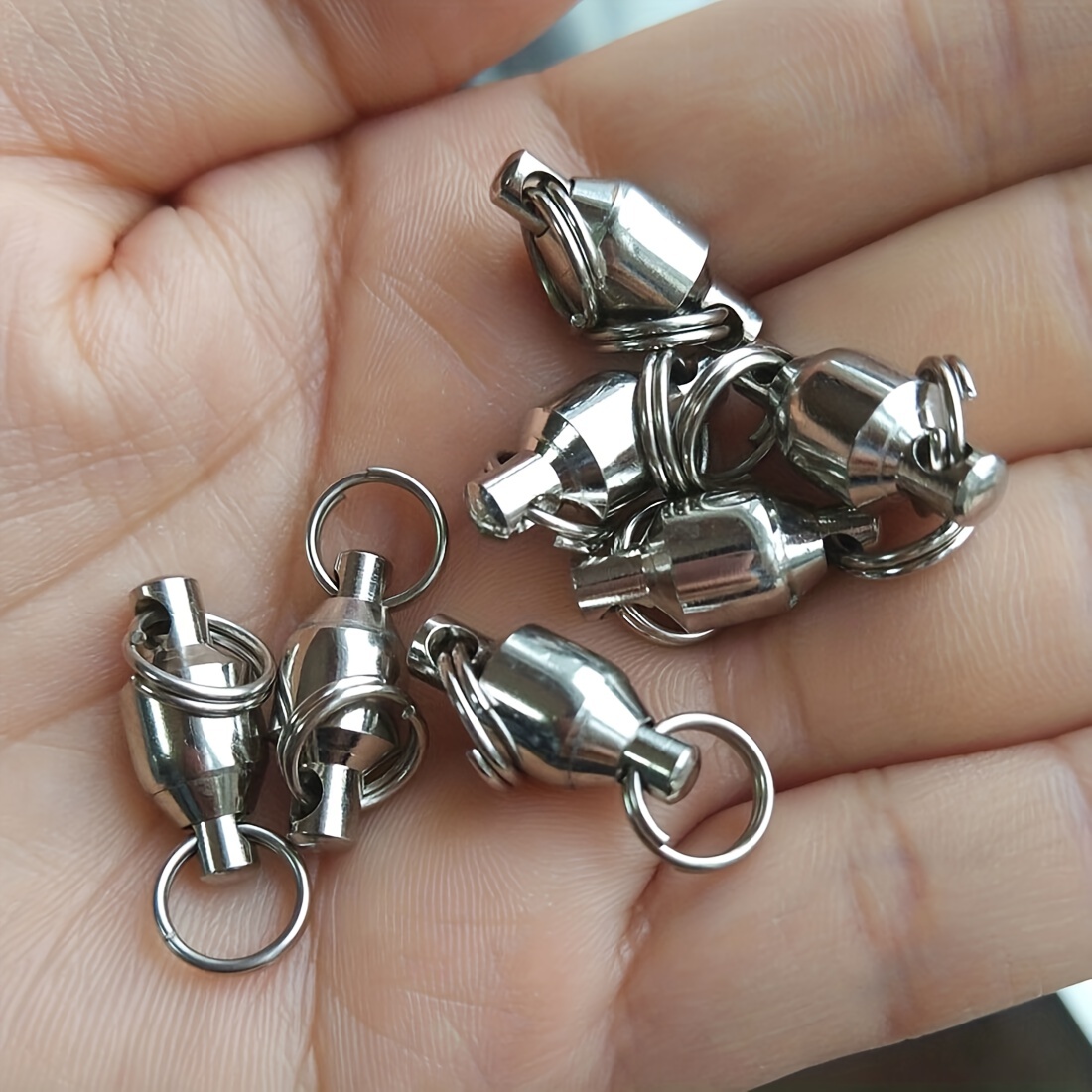 9km Heavy Duty Fishing Swivels Stainless Steel Ball Bearing - Temu United  Kingdom