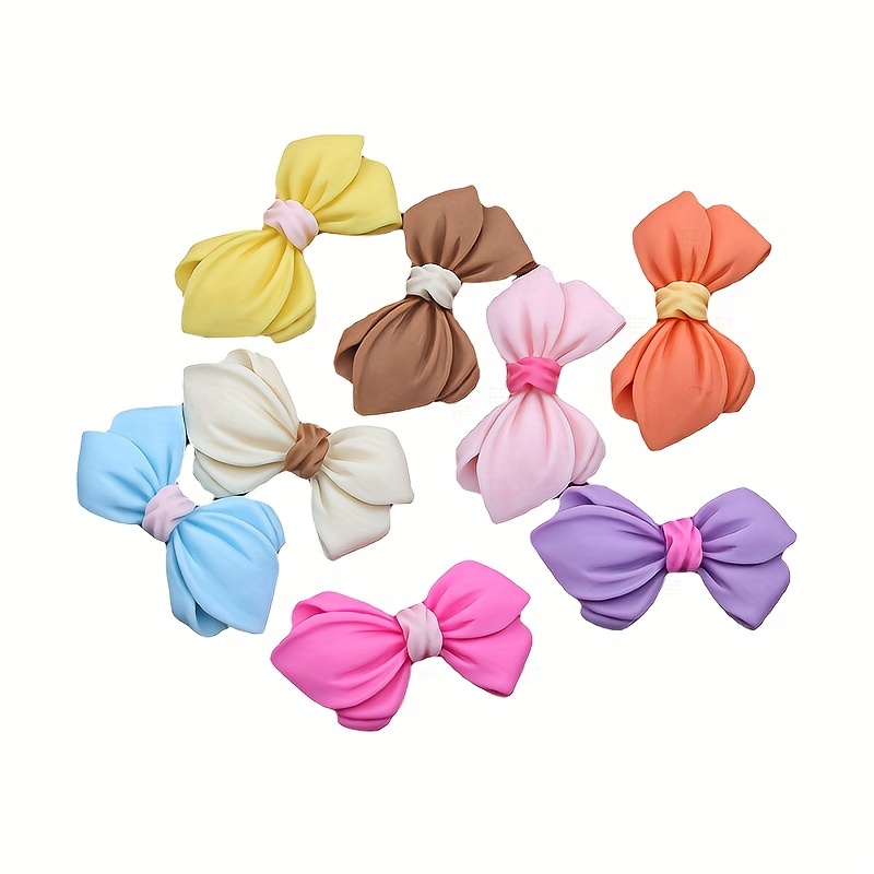 WAYEES 50pcs Flatbacks Resin Embellishments DIY Kawaii Hair Clips Hairbows  Charms Easter Art Crafting Bows Making Decoden Cell Phone Cases Jewery Card