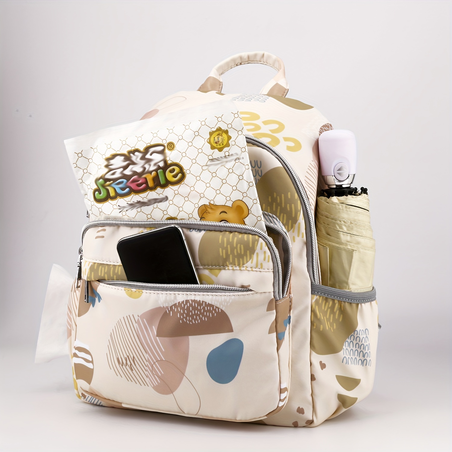 Mochila para pañales, bolsa para bebé de gran capacidad, mochila  multifunción impermeable de viaje, mochila para pañales para cuidado de  bebés