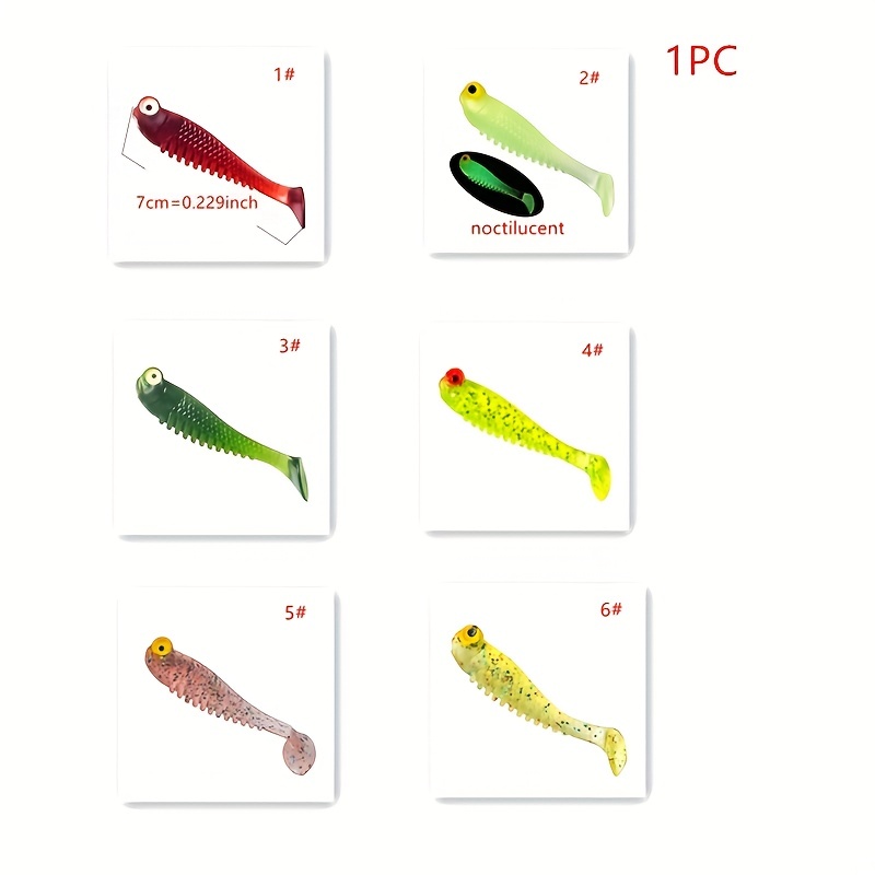 Silicone Paddle Tail Swimbaits Soft Fishing Lure Luminous - Temu