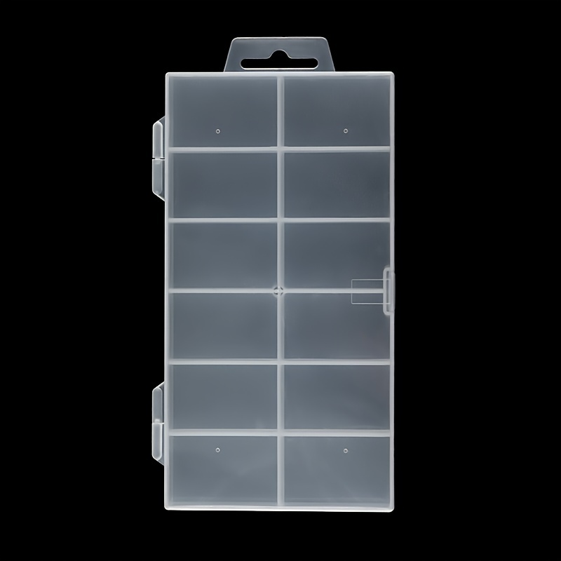 1pc Press On Nail Storage Box, Clear Multi-Function Press On Nail Packing  Box, Artificial Nail Display Organizer Case, Nail Tips Display Holder