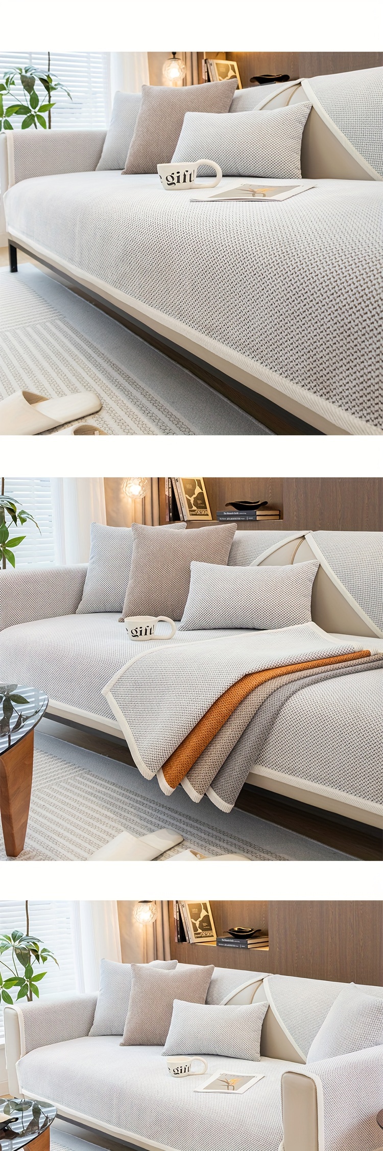 Chenille Four Seasons Universal Sofa Cushion Luxury Sofa - Temu