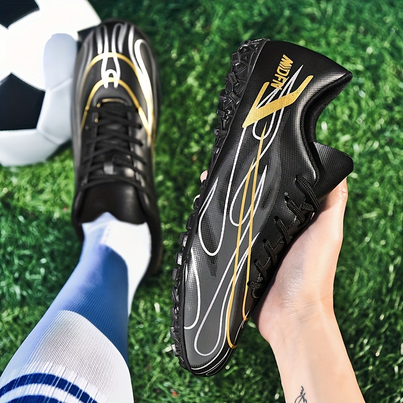Chaussures de Football d'intérieur et d'extérieur pour hommes et enfants,  baskets professionnelles antidérapantes pour entraînement de Futsal