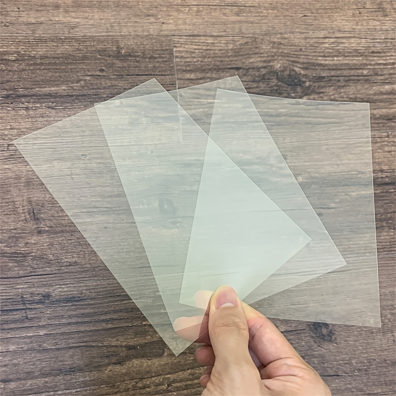 50pcs/Lot 12 Wires PVC Transparent Plastic Sheets For DIY Scrapbooking  Handmade Paper Shaker Cards Album Photo Frame Accessories