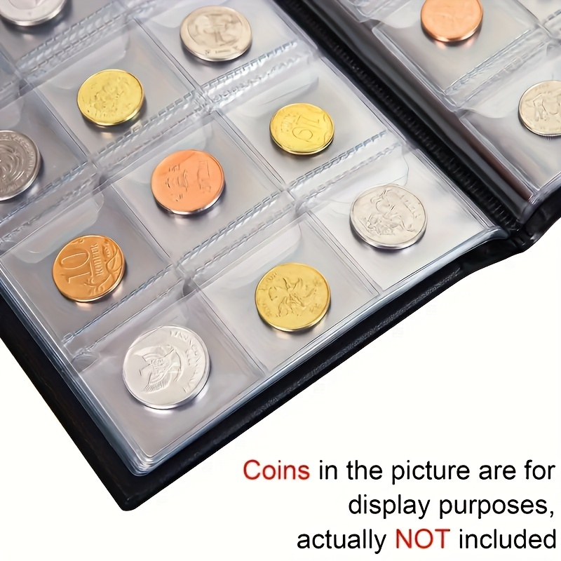 10 Pages Coins Album Collection Book Commemorative Coin - Temu