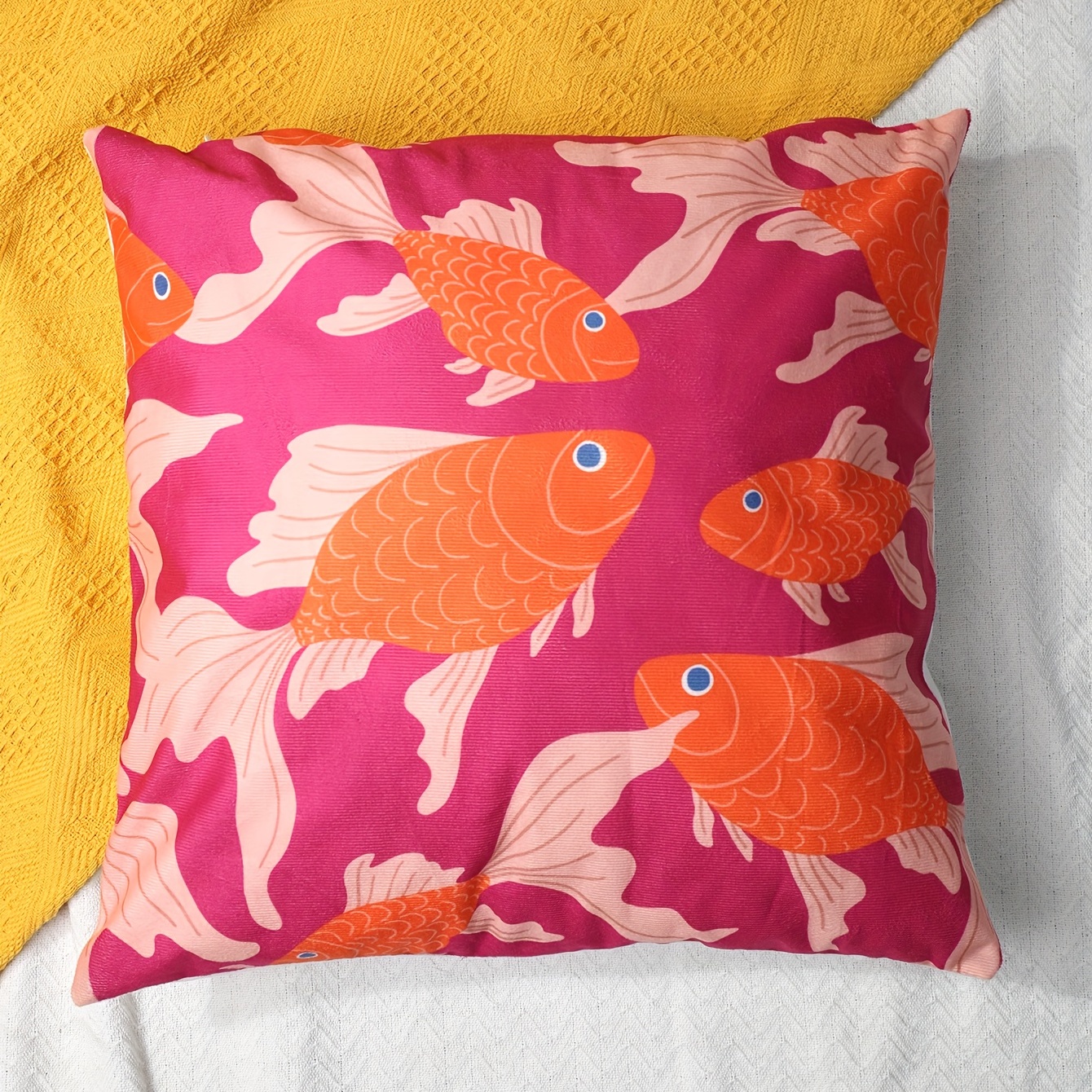 Accent pillow small fish