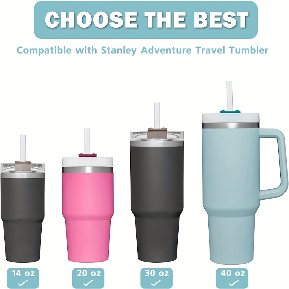 Straw, Reusable Replacement Straws For Stanley Adventure Tumbler, Plastic  Straws With Cleaning Brush, Compatible With Cup Water Jug, Straw For Milk  Water Cocktail Drinking, Party Supplies, Chrismas Halloween Party Supplies  - Temu