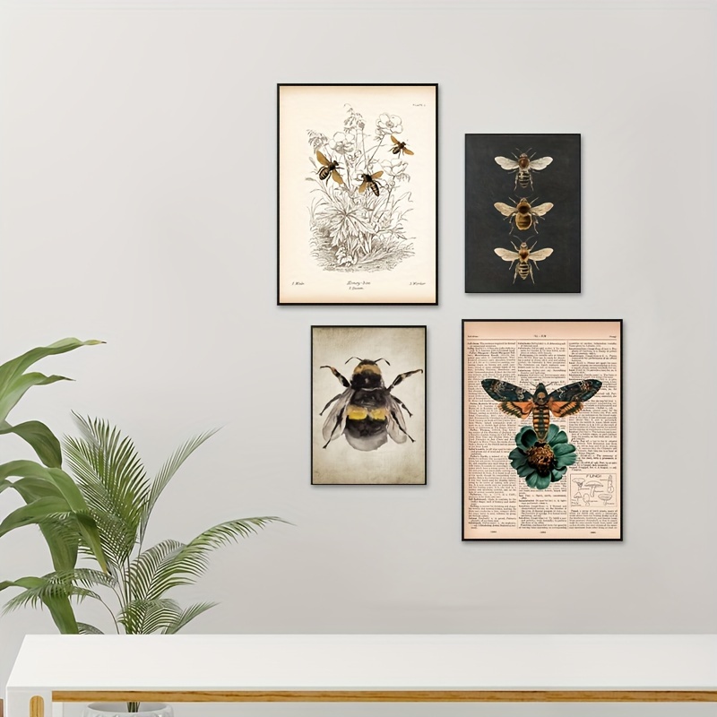 Bee wall art vinyl decal, bee happy, bee home decor, Don't worry be happy,  Bee wall decal, honey bee decor, bumble bee decor