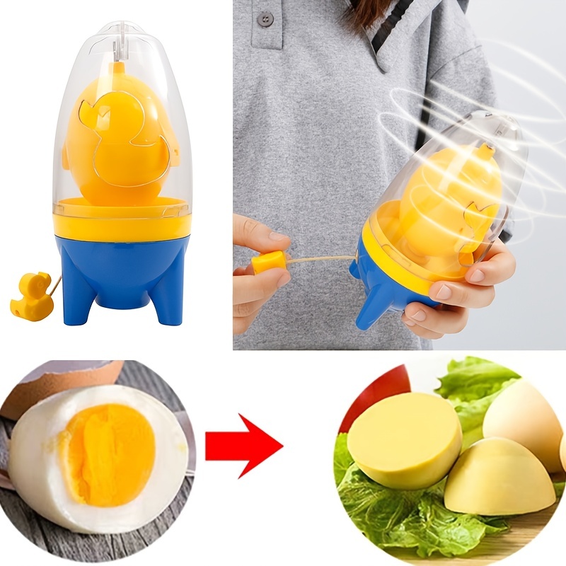 Egg Scrambler In Shell | Manual Egg Spinner For Hard Boiled Eggs 