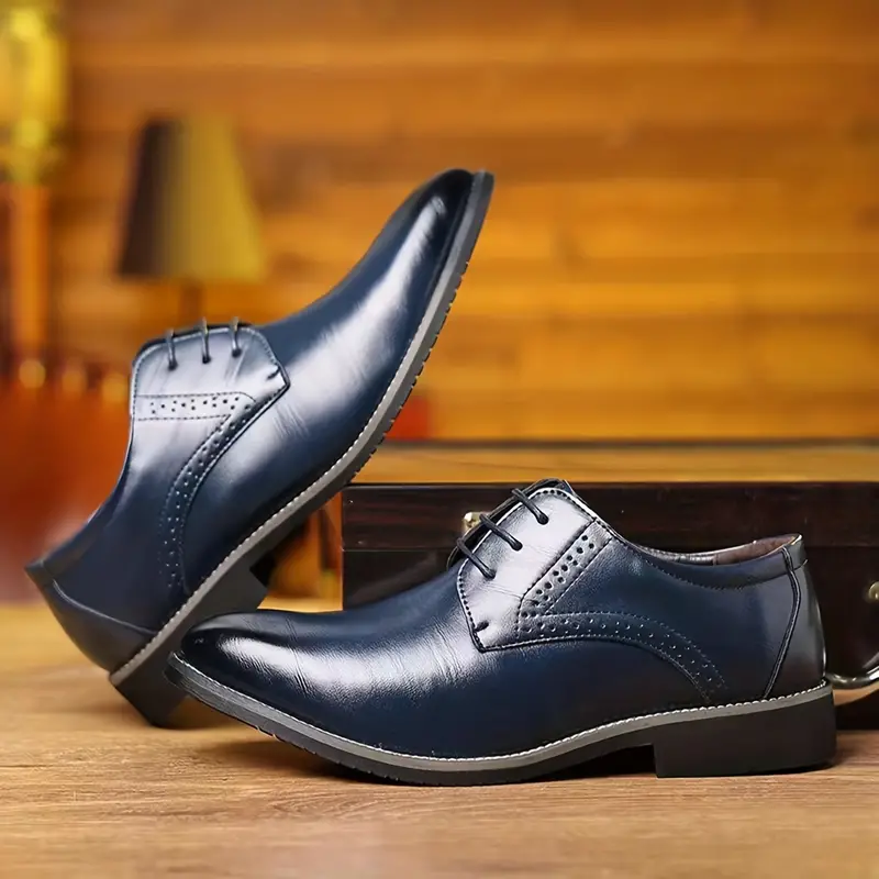 navy blue dress shoes for men