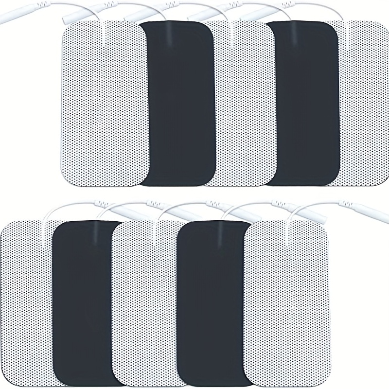 AUVON TENS Unit Replacement Pads, 4 x 8 Large Butterfly Shaped Electrode  Pads