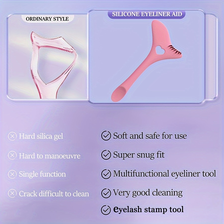 viral silicone eyeliner tool from