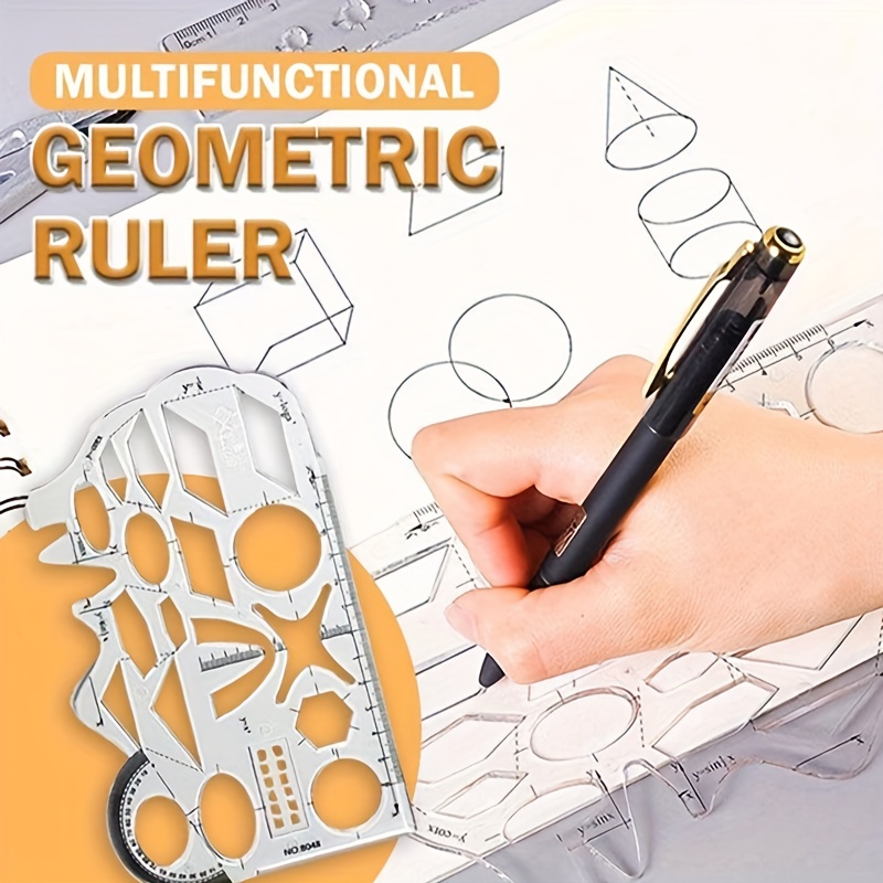 Multifunctional Geometric Ruler, Measuring Geometry Rulers For