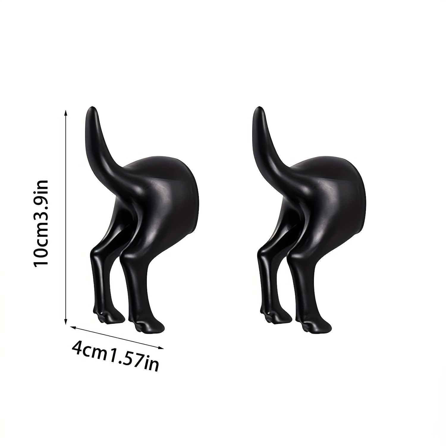 Wall Decor Dog Tail Coat Hooks For Wall, Wall-mounted Hat Hanger