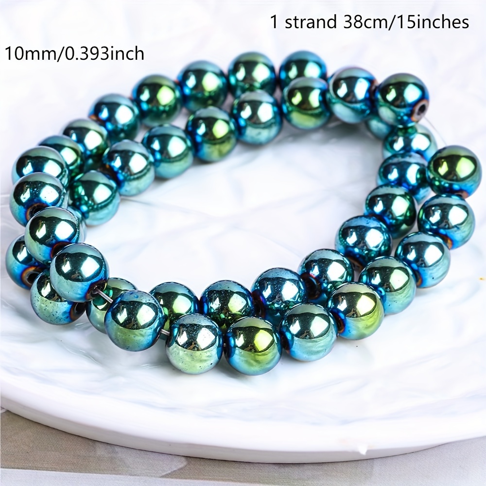 Blue Hematite Beads, 4-10mm