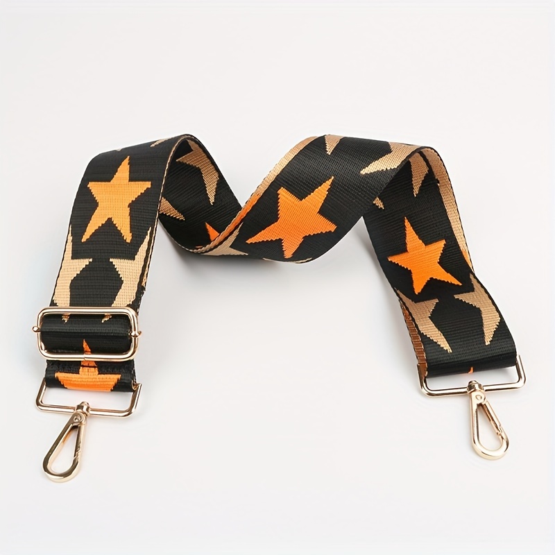 Stylish Star Pattern Bag Strap Adjustable Lightweight Shoulder Travel Accessory