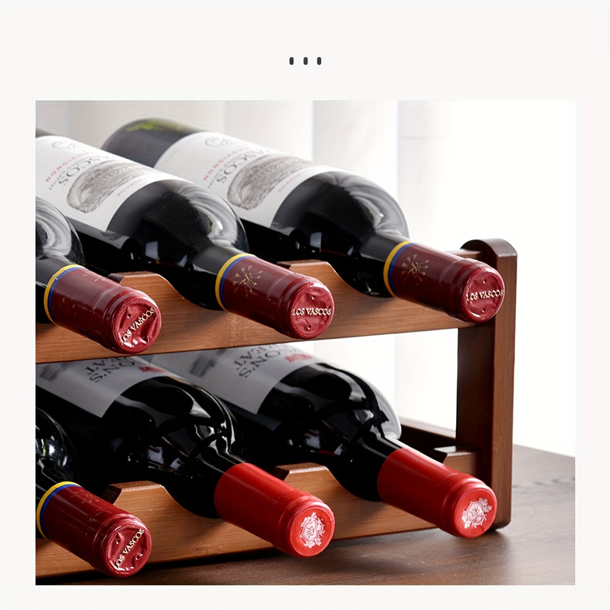 SogesHome Botellero apilable para vino de 10 niveles, almacenamiento de  vino para 100 botellas, soporte para botellas de vino de madera :  : Hogar y cocina