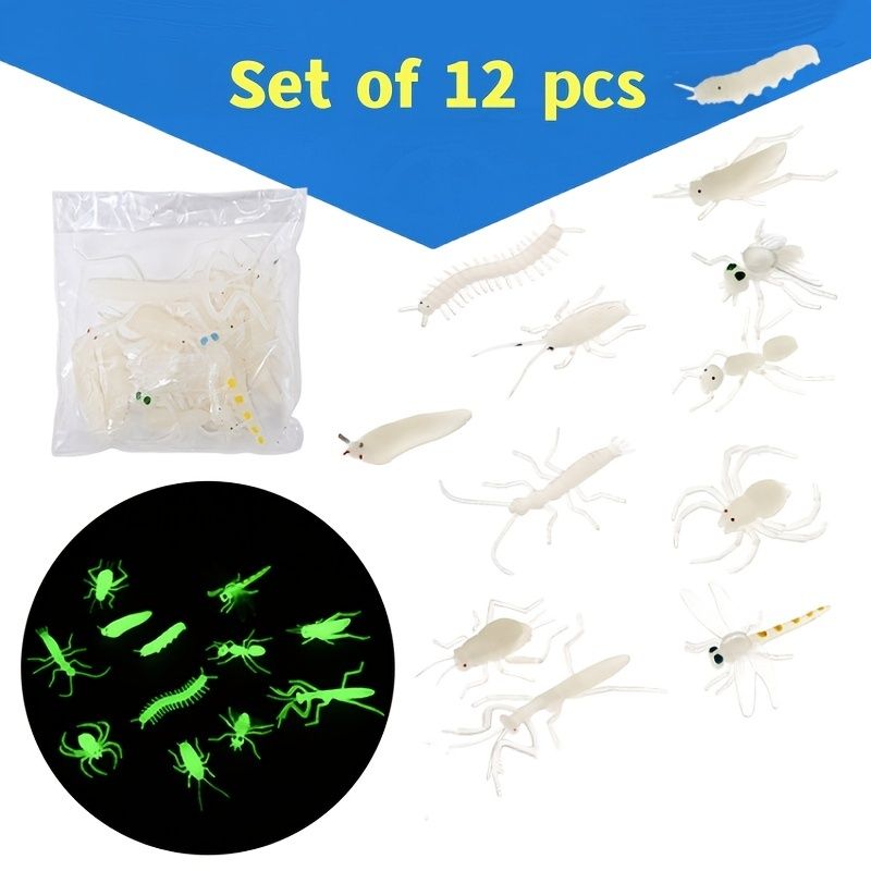 Novelty And Creative Tricky Luminous Insects Simulated Insects Luminous  Animal Models Scary Toys For Children Tricky Luminous Insects Luminous  Insect Models Toy For Children - Toys & Games - Temu