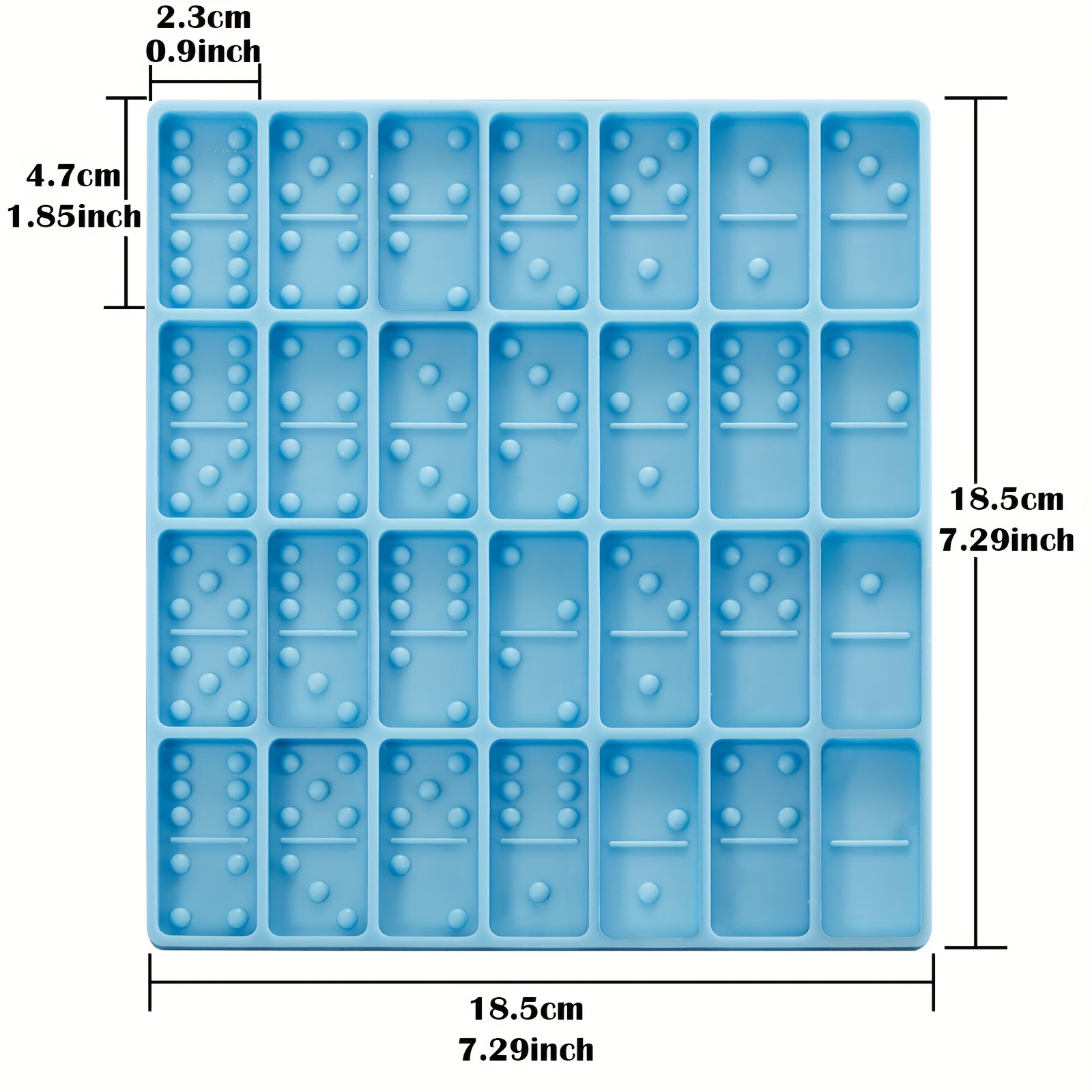 Domino Silicone Mold For Diy Domino Resin Candy Molds - Temu