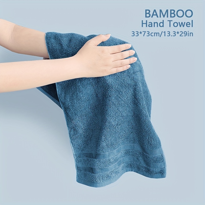 Bamboo Fiber Towels Set Quick Dry Adults Towel Sets For - Temu