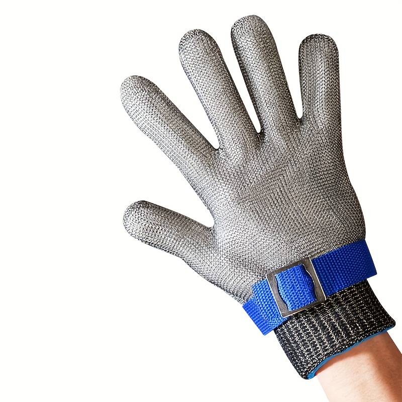 Guantes anticorte guantes de trabajo resistentes a los arañazos fuerte  larga vida útil alambre de acero inoxidable 2 uds para cocina ANGGREK Otros