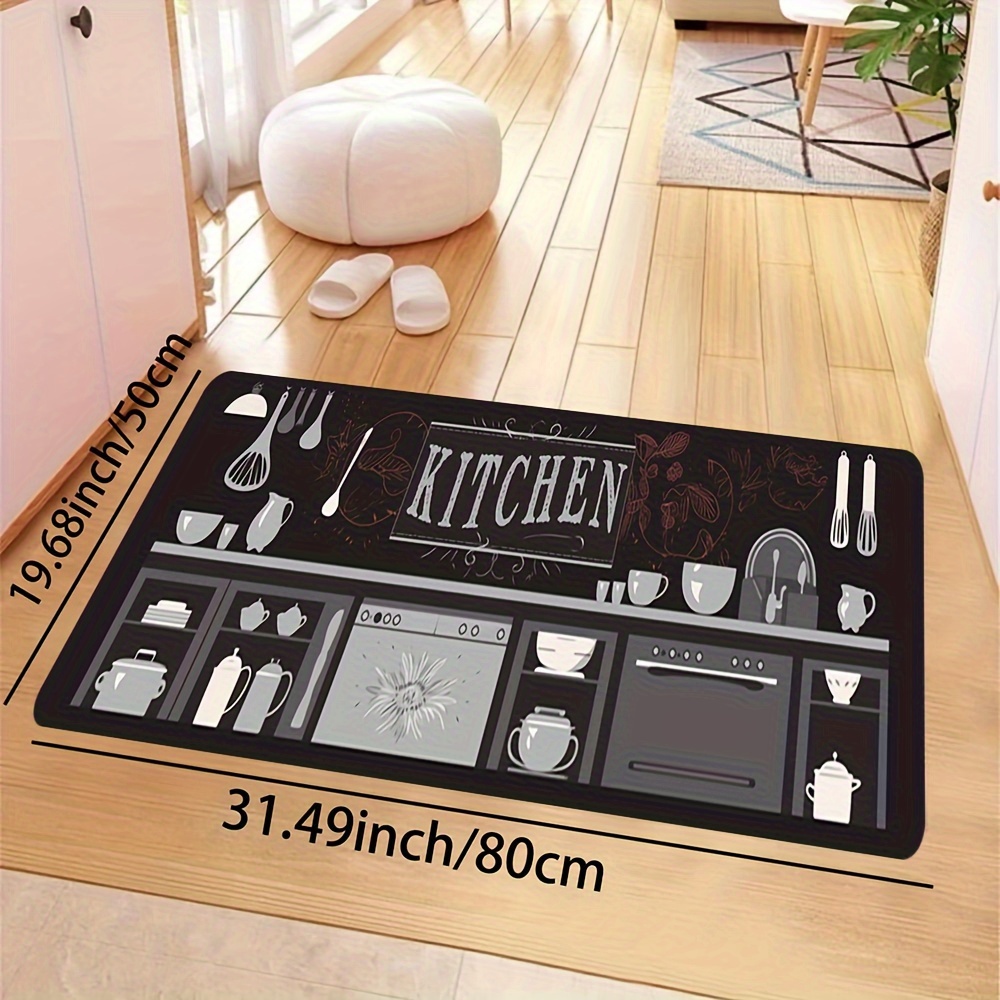 1pc Alfombra Cocina Puntos Coloridos Resistente Suciedad - Temu Chile