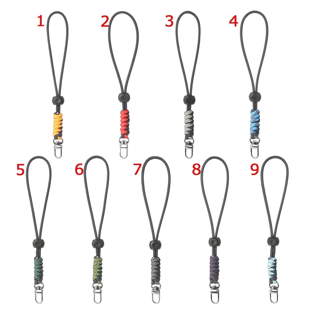 Notfall-Survival-Rucksack-Schlüsselanhänger, Paracord-Schlüsselanhänger,  Fallschirmschnur, Lanyard, drehbare Schnalle