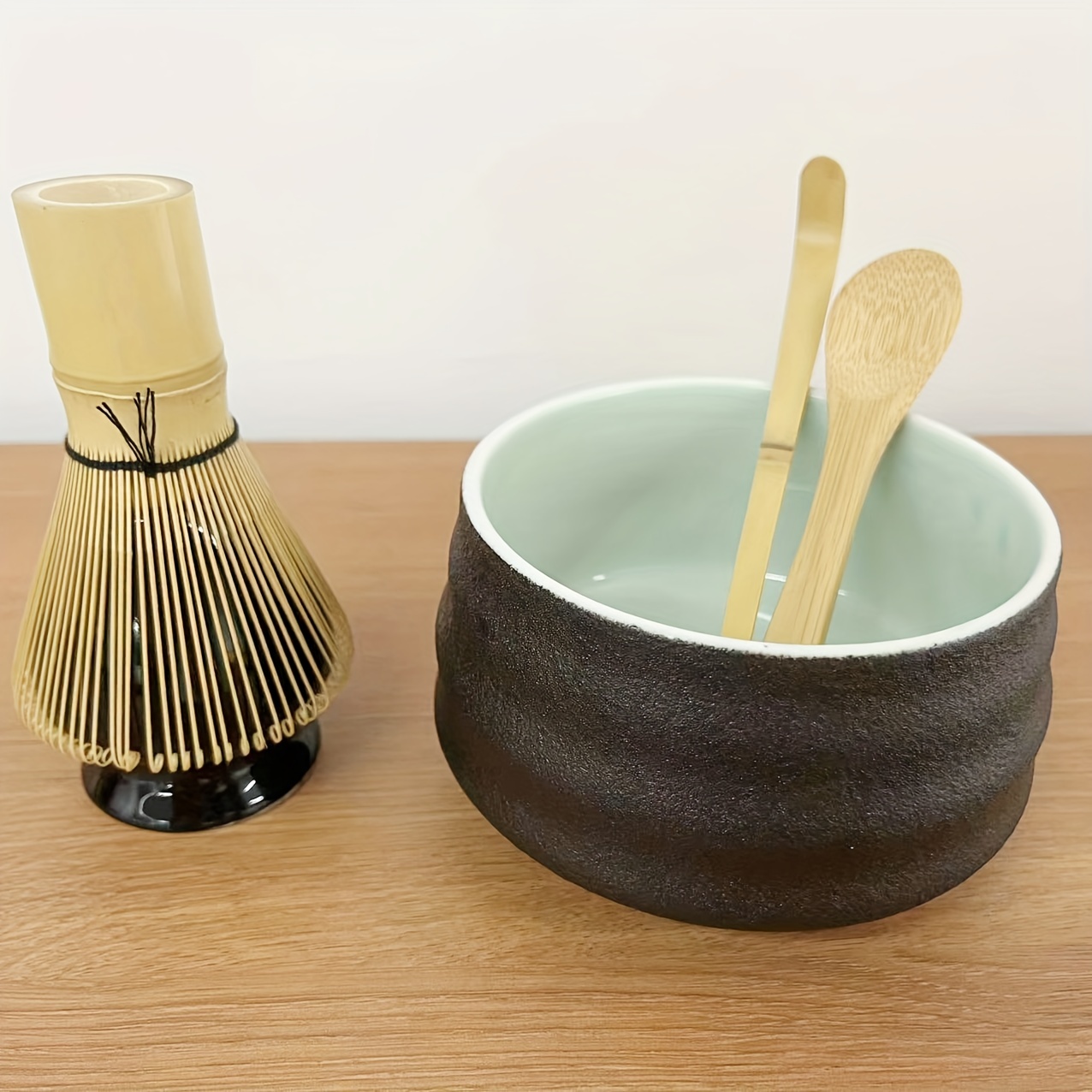 Bamboo Matcha Tea Whisk, Scoop and Small Spoon 