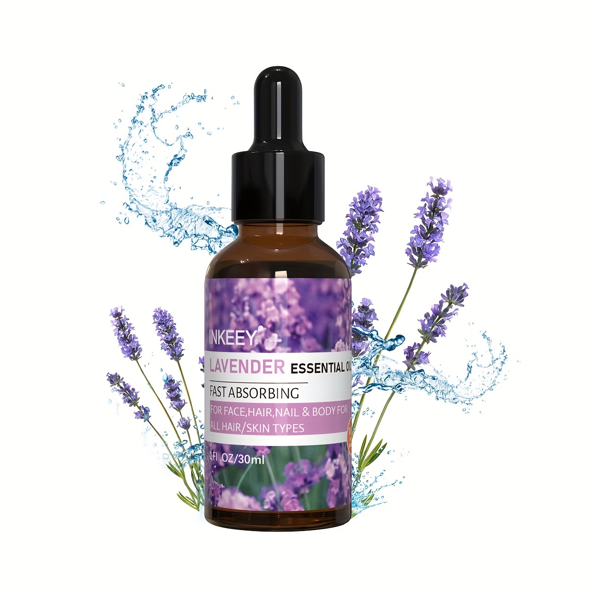 30ml/1.05fl Oz Aceite Esencial Puro Lavanda, 100% Natural, Alivia Piel Seca  Deja Suave, Cara, Cuerpo, Uñas Cabello, Adecuado Tipo Piel - Belleza Salud  - Temu