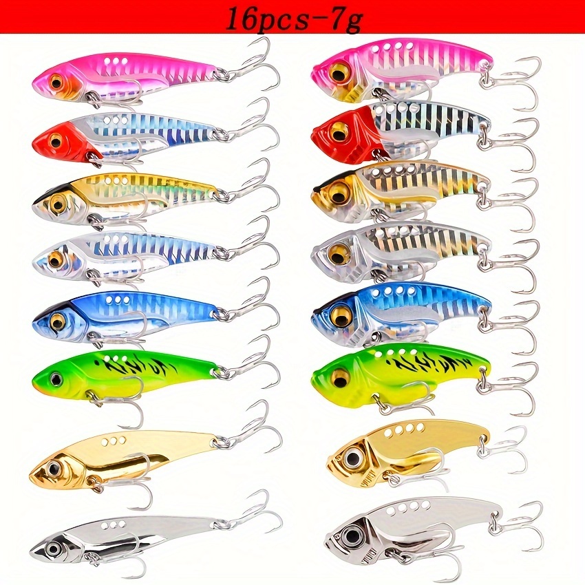 Fishing Lures Artificial Vib Metal Hard Bait 9g 13g 16g 22g Bionic